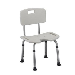 NOVA BATH SEAT W/ BACK & HYG FRONT