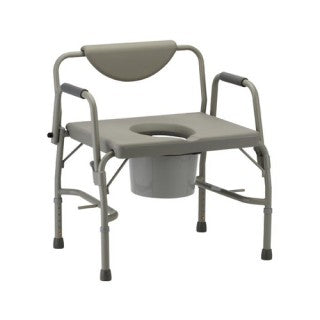 Heavy Duty Drop Arm Commode by NOVA