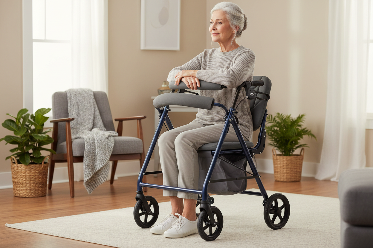 Senior sitting on Nova Forté 20