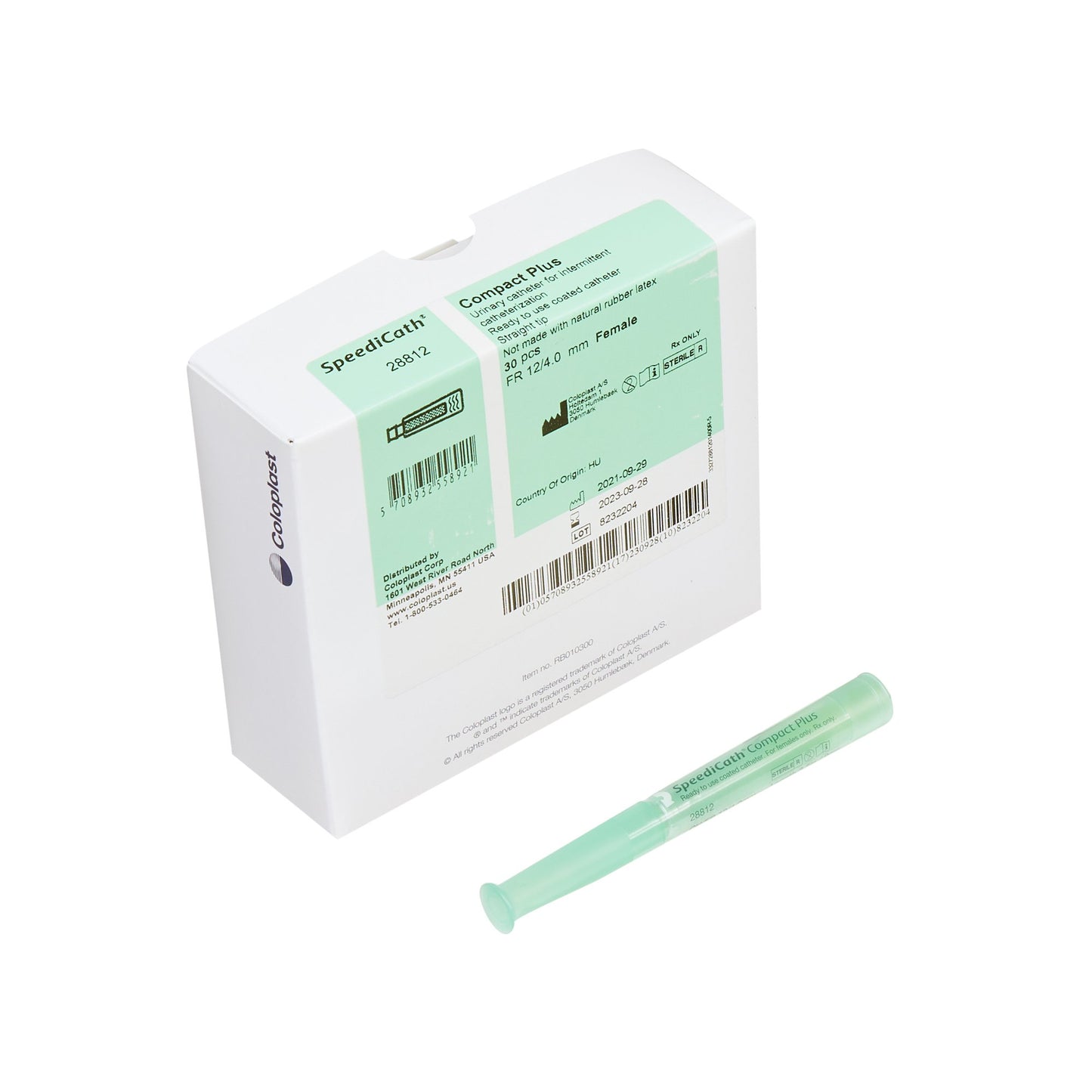 SpeediCath Compact Plus, Straight Tip, 12 Fr by Coloplast
