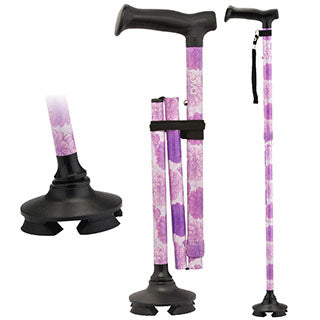Folding Quad Tip Cane by Nova