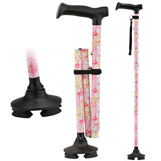 Folding Quad Tip Cane by Nova