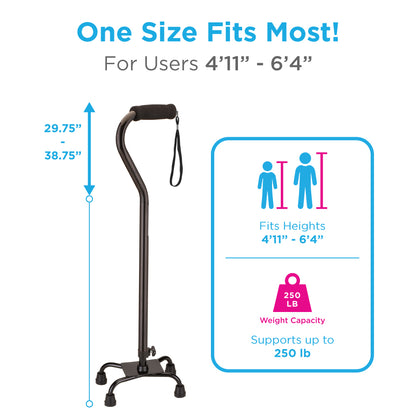 Quad Cane with Small Base by Nova