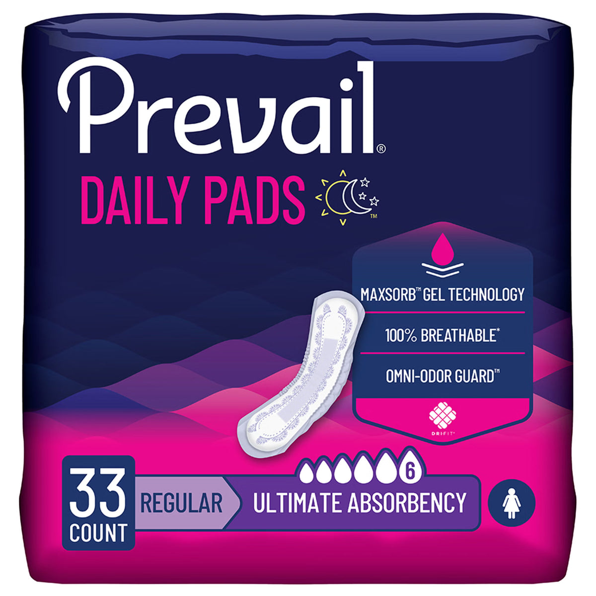 Prevail Daily Long Heavy Bladder Control Pads