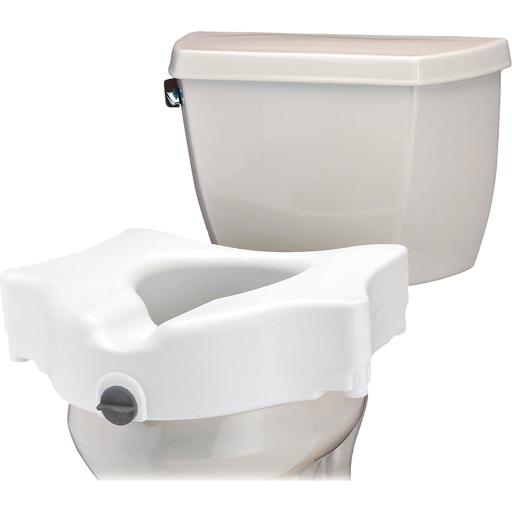 Large Raised Locking Toilet Seat  5" by Nova