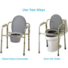 Folding Commode 3-in-1 by NOVA