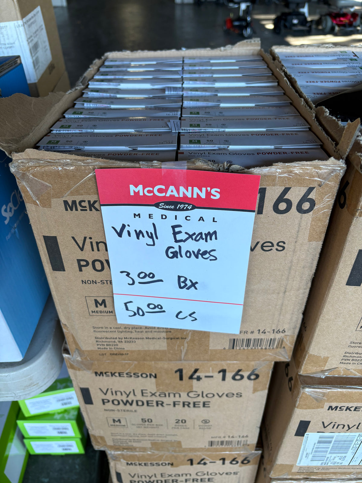 McKesson Vinyl Exam Gloves – Powder-Free