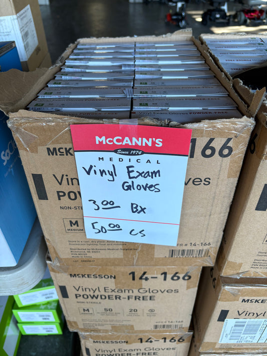 McKesson Vinyl Exam Gloves – Powder-Free