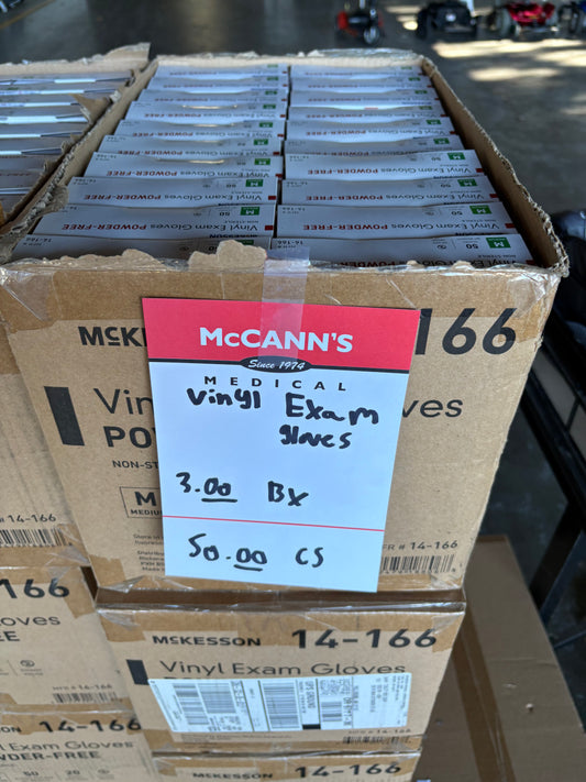 McKesson Vinyl Exam Gloves – Powder-Free