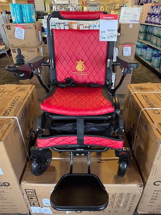 ComfyGO Majestic Electric Wheelchair – Folding Power Wheelchair
