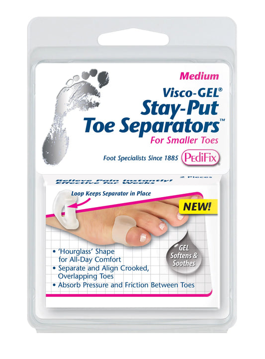 PEDIFIX STAY-PUT TOE SEPARATORS P26-S