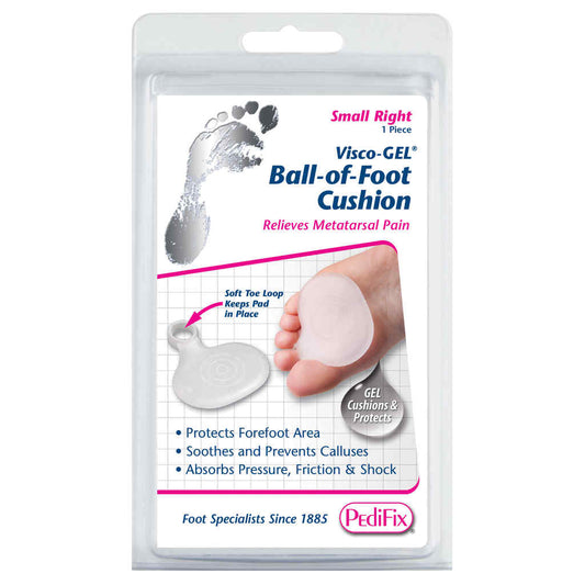 PEDIFIX VISCO GEL BALL OF FOOT CUSHION SMALL LEFT P3004-SL