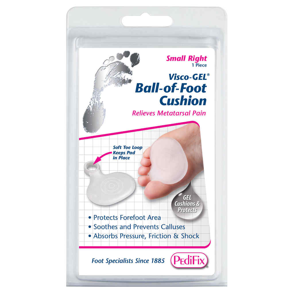 PEDIFIX VISCO GEL BALL OF FOOT CUSHION LARGE RIGHT P3004-LR