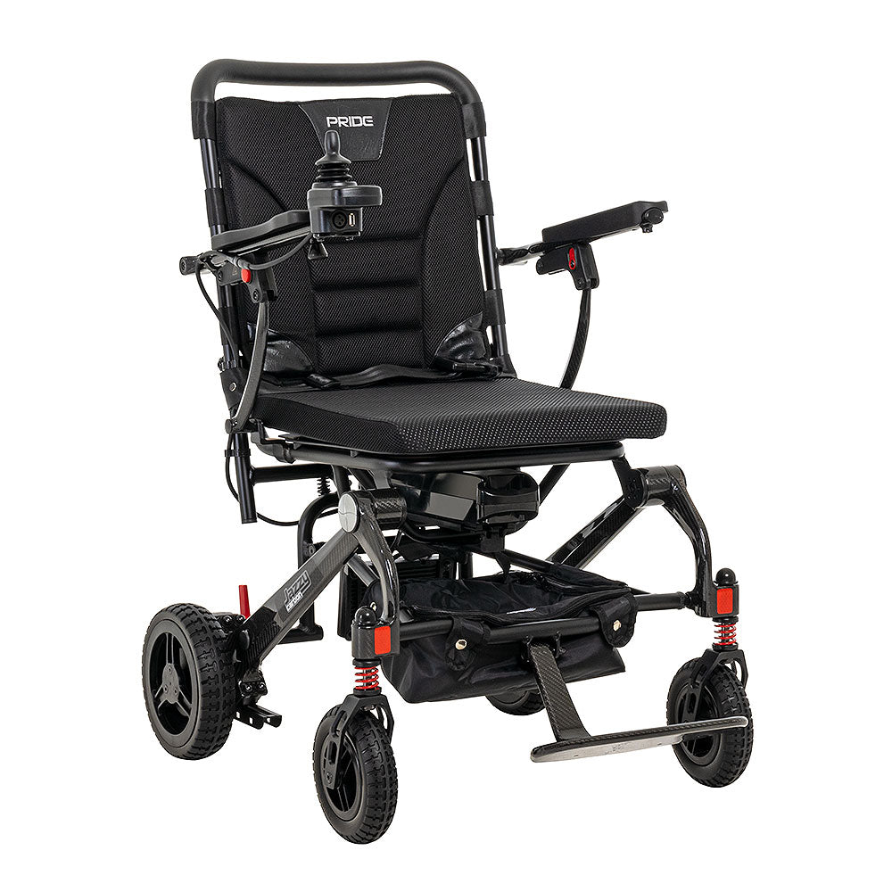 POWER CHAIR FOLDING JAZZY CARBON PRIDE - BLACK