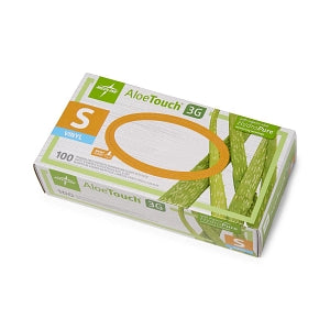 MEDLINE ALOETOUCH VINYL GLOVES SM #MDS195174