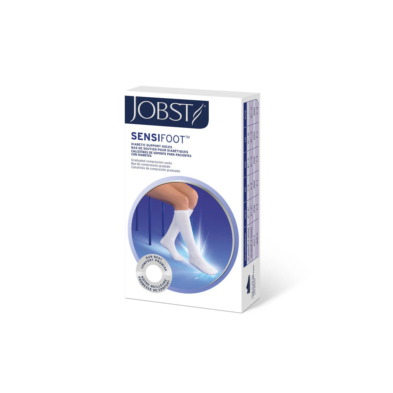 JOBST SENSIFOOT KN CT XL BLACK