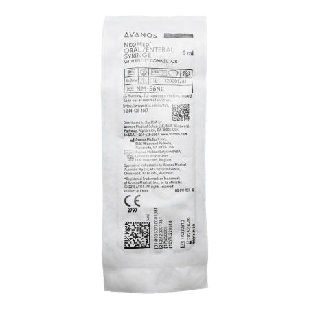 NEOMED ORAL ENTERAL SYRINGE ENFIT 6ML #NM-S6NC