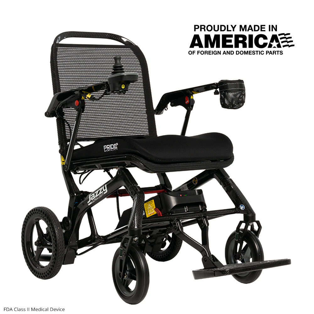 PRIDE JAZZY ULTRA LIGHT CARBON POWER CHAIR