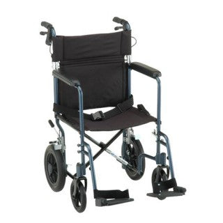 TRANSPORT CHAIR LIGHTWEIGHT 20" W/ 12" REAR WHEELS NOVA #330