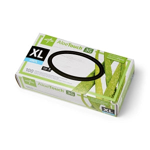 MEDLINE ALOETOUCH VINYL GLOVES XL #MDS195177