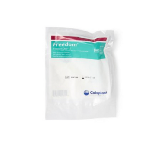 CONDOM CATHETER FREEDOM CLEAR LS 28MM COLOPLAST 442023 5290