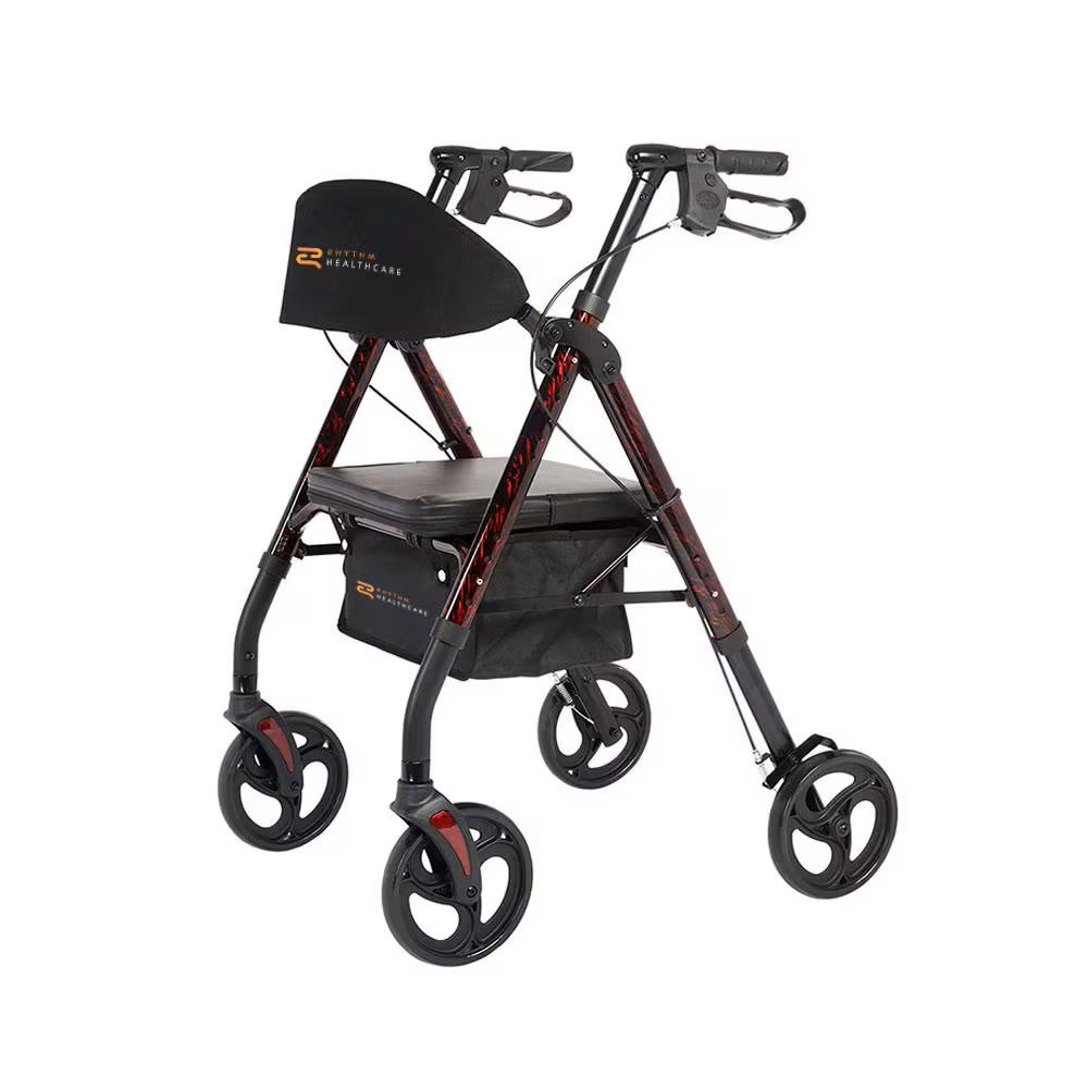 Royal Deluxe Universal Aluminum 4 Wheel Rollator