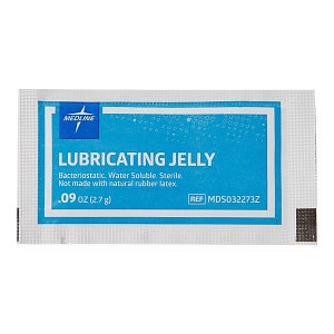 Sterile Lubricating Jelly, 0.09 oz Packet (Box of 144) by Medline