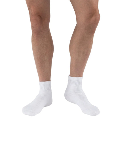 JOBST SENSIFOOT MINI-CREW CLOSED WHITE SMALL