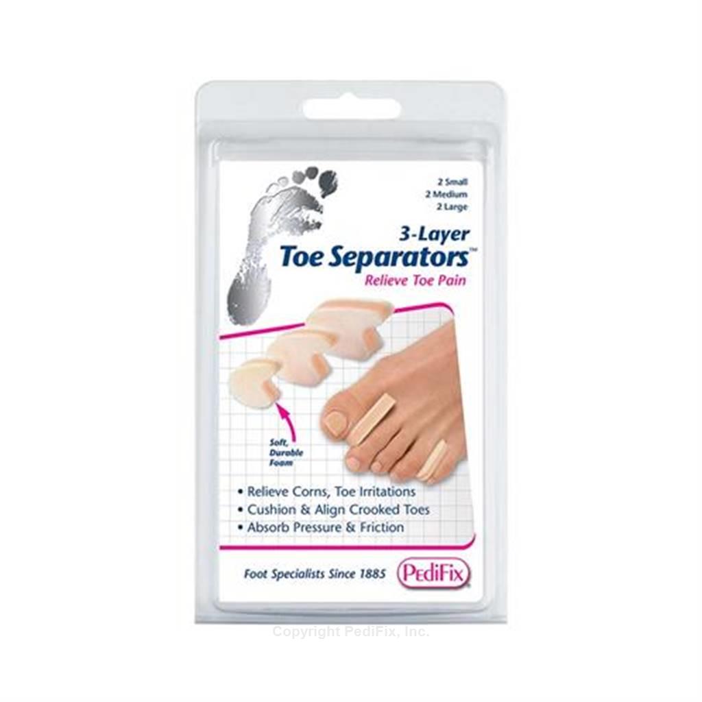 PEDIFIX 3-LAYER TOE SEPARATORS MIX