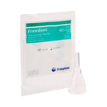 FREEDOM 31MM CONDOM CATHETHER CLEAR