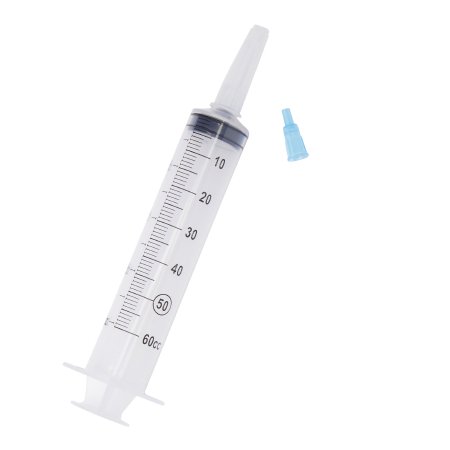 MCK PISTON IRRIGATION SYRINGES FLAT TOP W/CATH 60CC