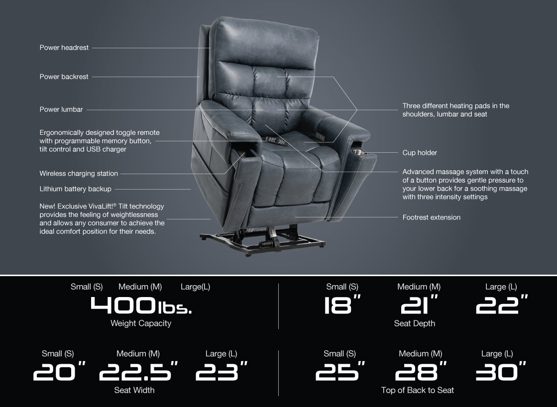 VivaLift! Ultra Lift Chair by Pride Mobility