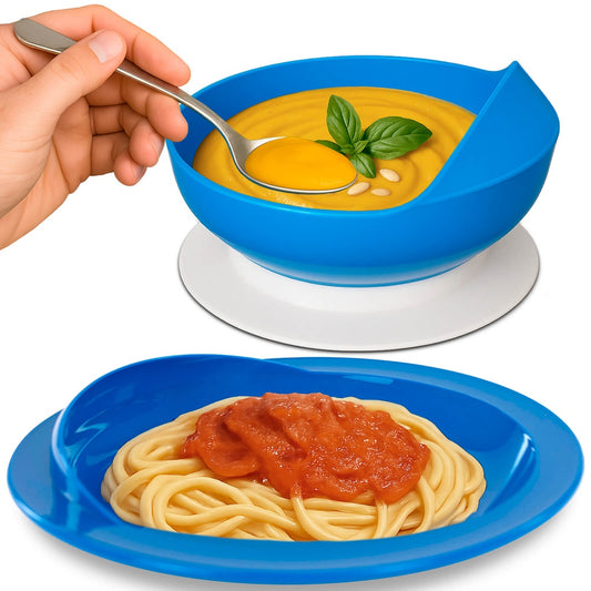 VIVE SPILL PROOF SCOOP PLATE AND BOWL