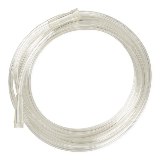 MEDLINE CLEAR CRUSH-RESISTANT OXYGEN TUBING, 25', STANDARD CONNECTOR