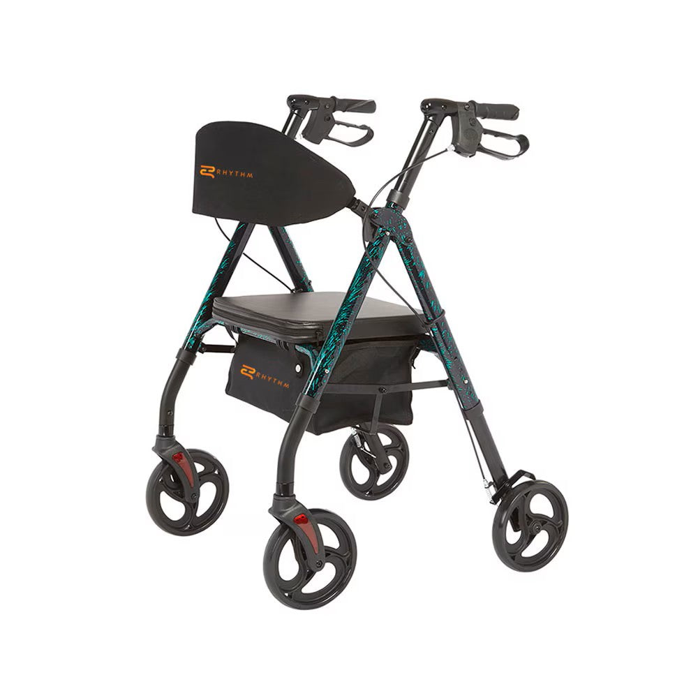 Royal Deluxe Universal Aluminum 4 Wheel Rollator