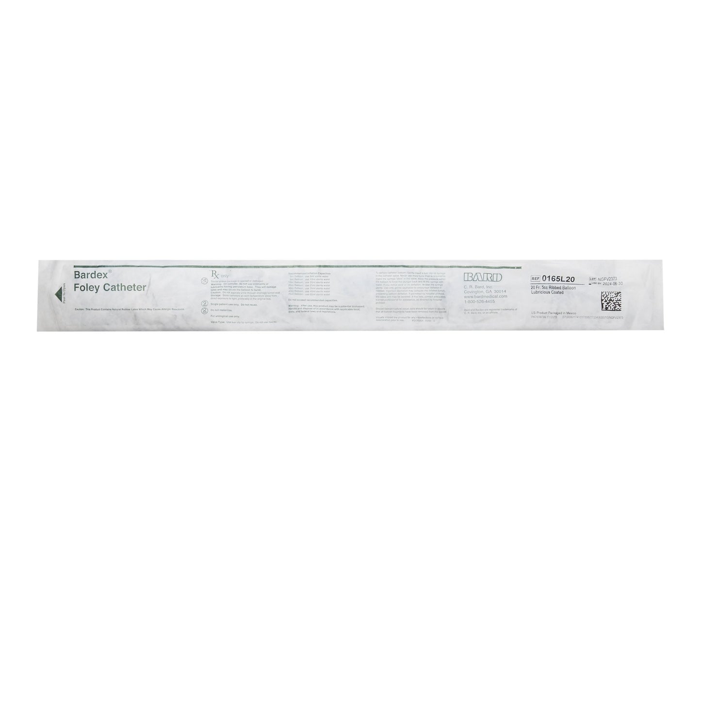 Bardex Lubricath Foley Catheter, 5cc by Bard