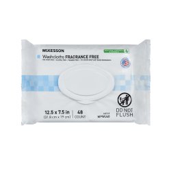 MCK WASHCLOTHS 12.5X7.5 FRAGRANCE FREE #WPWU48