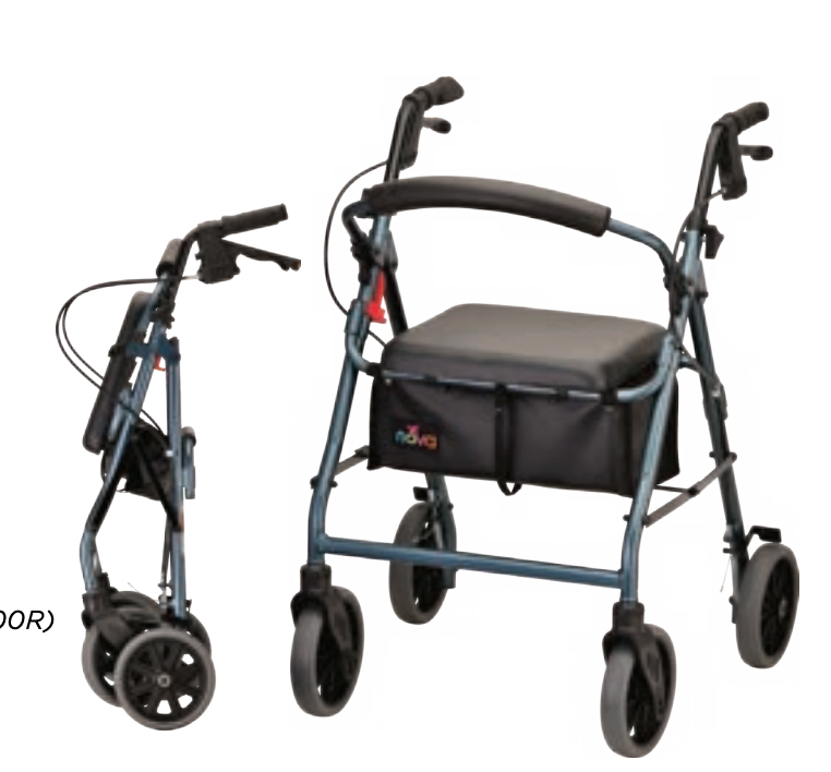 Zoom 22” Seat Rolling Walker by Nova