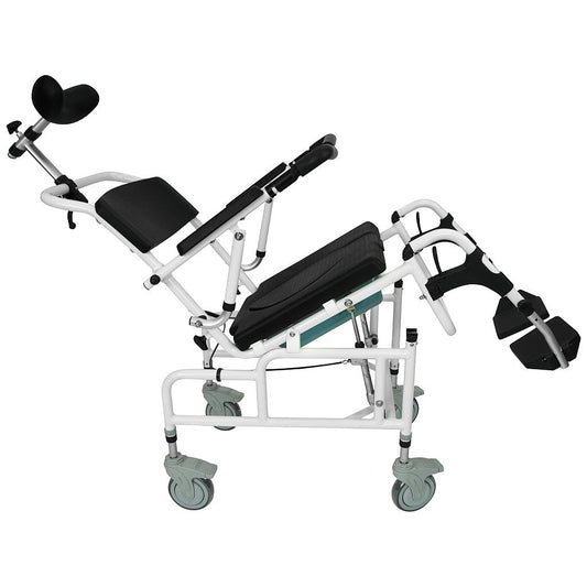 VIVE HEALTH RECLINING SHOWER COMMODE TRANSPORT CHAIR