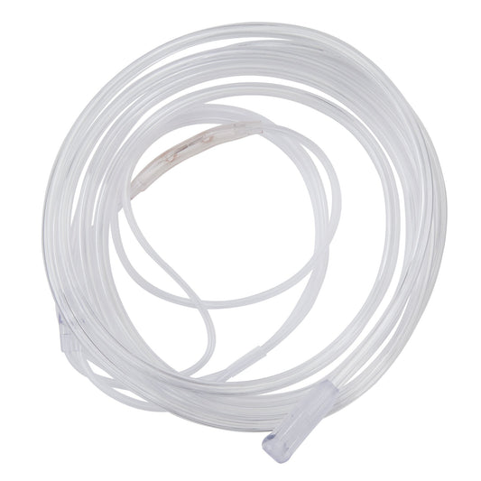NASAL CANNULA CURVED PRONG / NONFLARED TIP 7 FT OXYGEN LINE