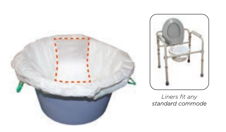 NOVA COMMODE BUCKET LINER PA-1082 (BOX/20)