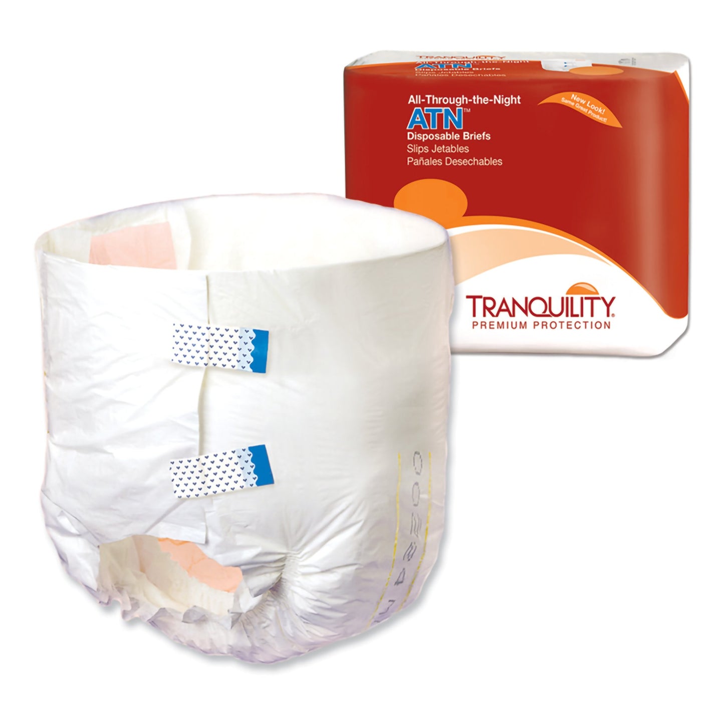 INCONTINENCE BRIEF TRANQUILITY MEDIUM UNISEX HEAVY ABSORBENCY 2185
