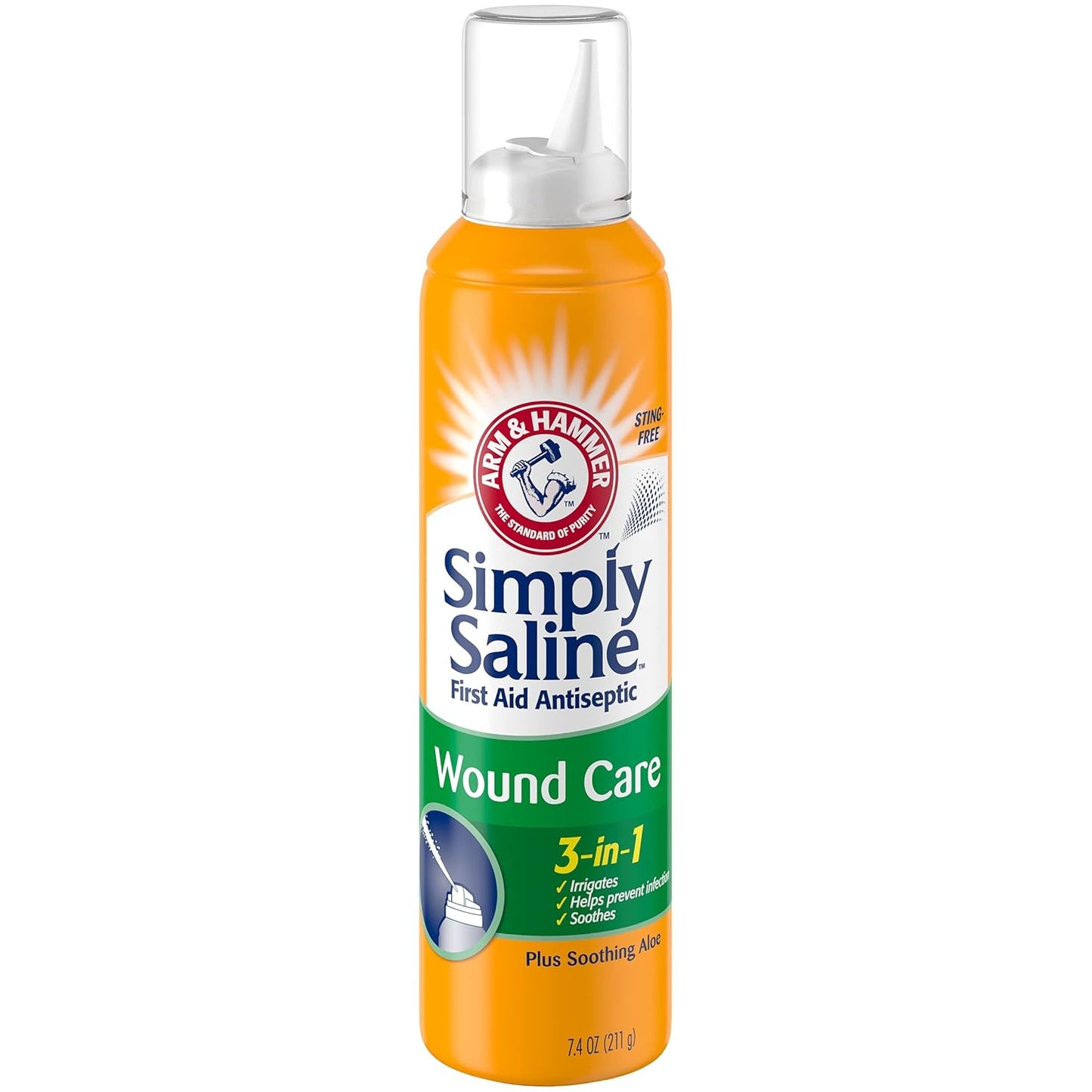 SIMPLY SALINE WOUND CARE 3-IN-1 7.4OZ 2231173