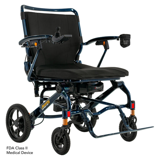 JAZZY CARBON HD POWERCHAIR (NIGHT SKY BLUE)