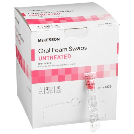 MCK ORAL FOAM SWABSTICK PINK UNTREATED #4832 (EACH)