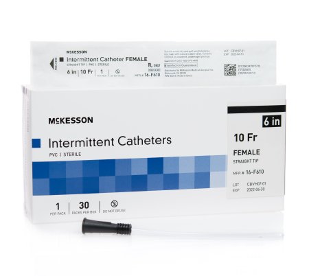 MCK INTERMITTENT CATHETERS 10 FR 6IN #16-F610 (BOX/30)