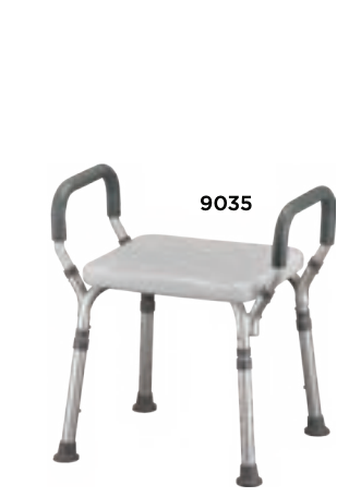 NOVA BATH BENCH WITH ARMS 9035-R