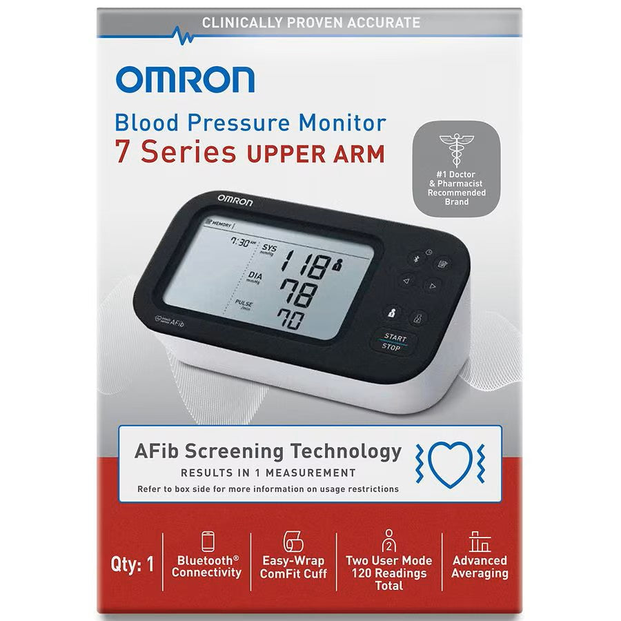 OMRON BP MONITOR AUTOMATIC UPPER ARM 7 SERIES