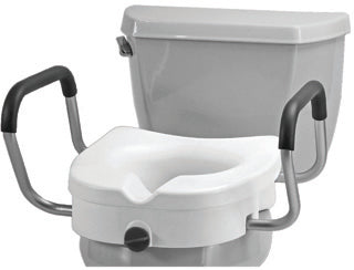 Raised Locking Toilet Seat w/ Detachable Arms 5' by Nova