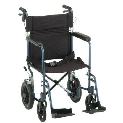 Nova 20" Lightweight Transport Chair With 12" Rear Wheels